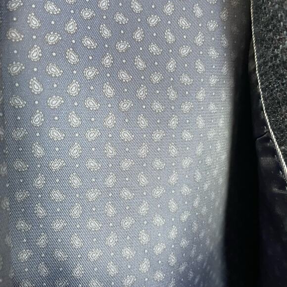 Joseph Abboud Mens 50 Regular Indigo Blue Tollegno 1900 Sport Coat Wool Blazer - Picture 14 of 15